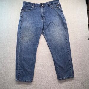 Harley-Davidson Men's Jeans 40x30 Blue Denim‎ Classic Fit USA Eagle Tag Vintage